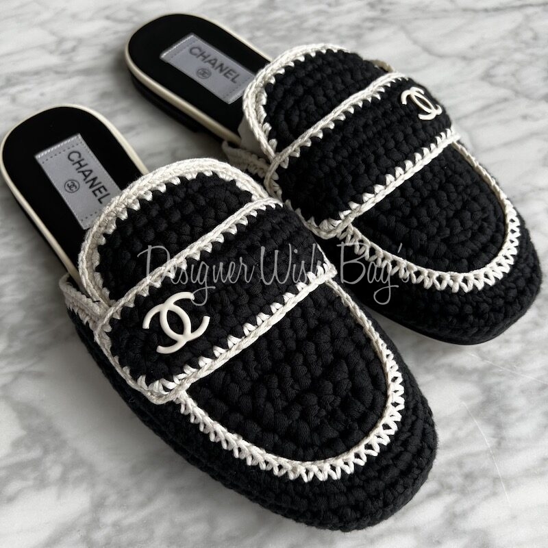 CHANEL, Shoes, New Chanel Crotchet Mule 37 Ss23