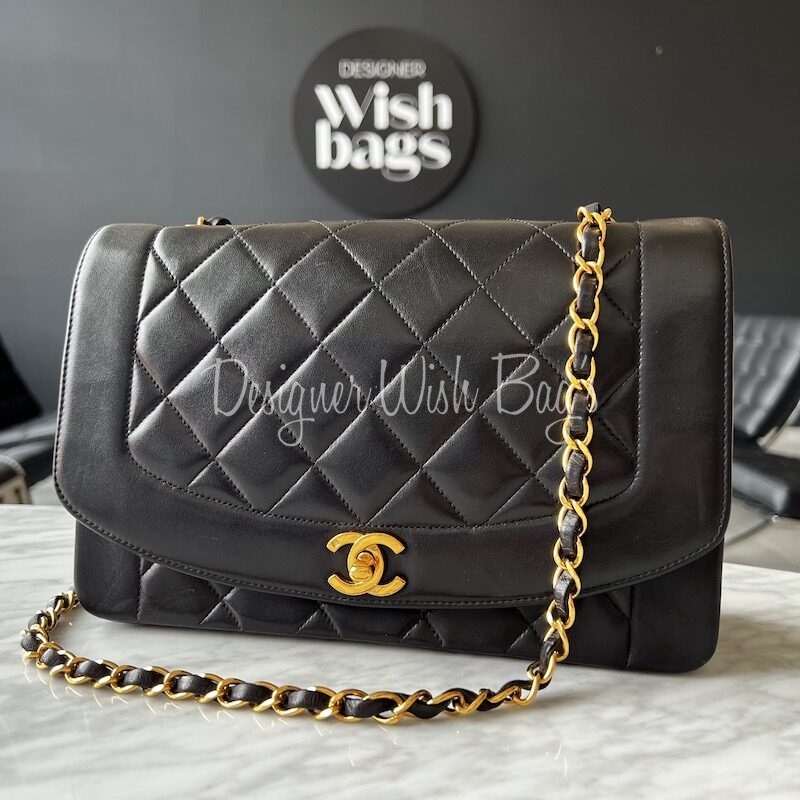 Chanel Diana 24k Gold hdw - Designer WishBags