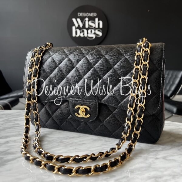 Chanel Classic Jumbo Gold hdw - Designer WishBags