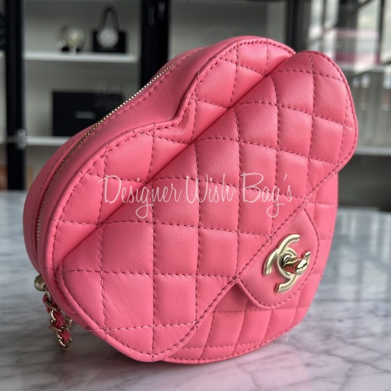 Chanel Heart Pink Large - Designer WishBags