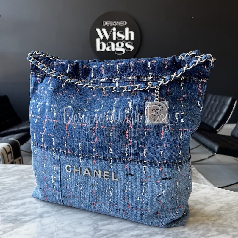 Chanel - Authenticated Handbag - Denim - Jeans Blue for Women, Never Worn