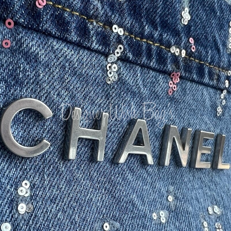 Chanel 22 Denim Sequins