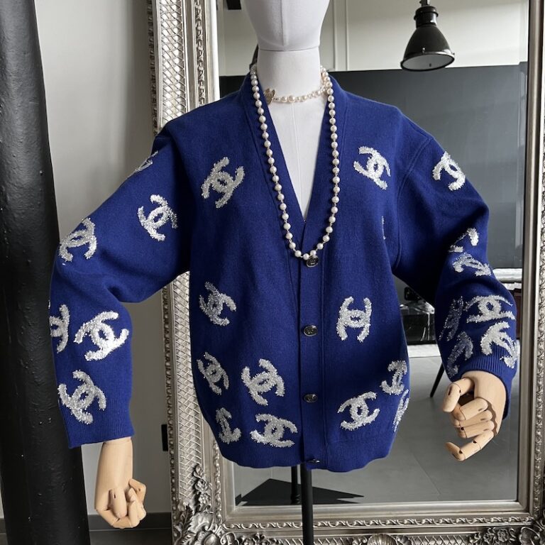 Chanel Blue Cardigan 22A - Designer WishBags - now part of Labellov