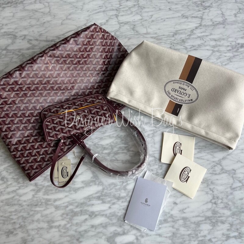 Goyard St. Louis Small Bordeaux - Designer WishBags