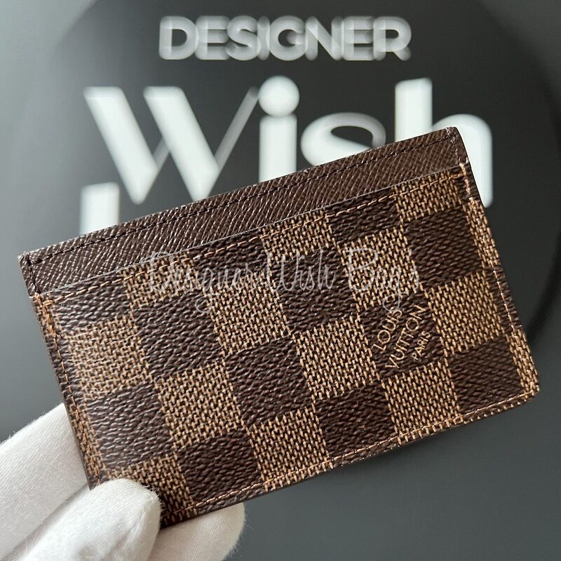 lv damier ebene card holder