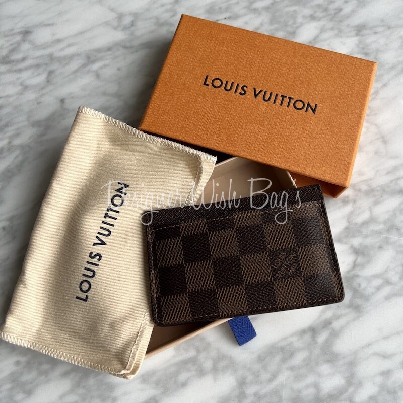 Louis Vuitton Damier Ebene Business Card Holder (SHF-16017) – LuxeDH