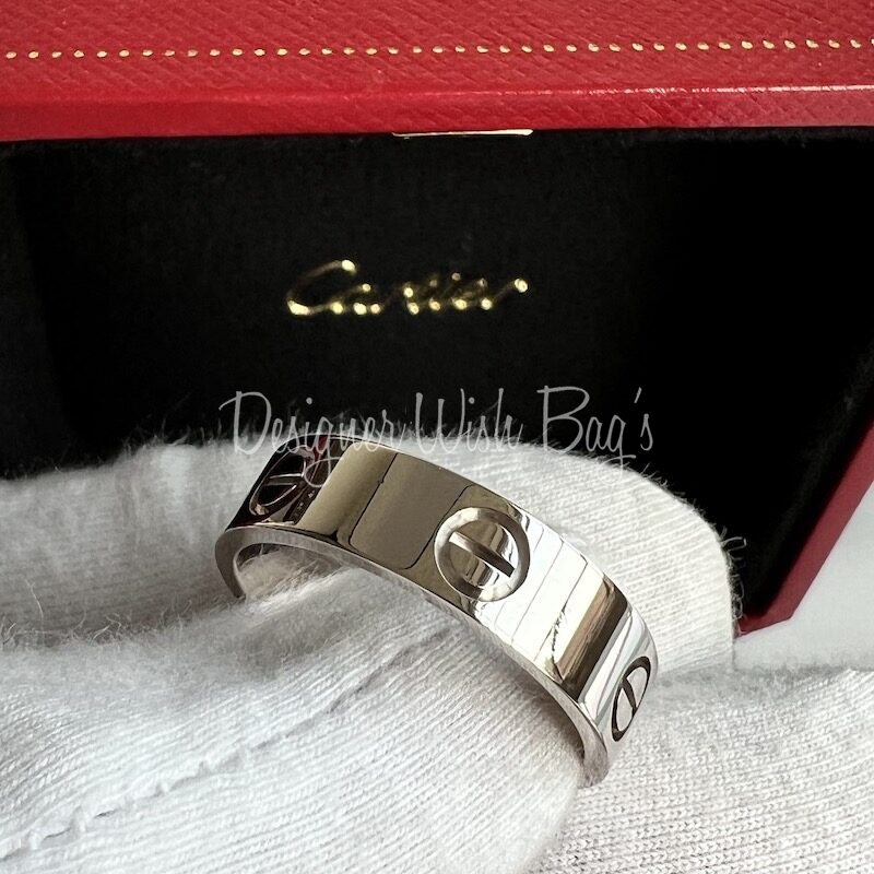アクセサリー Cartier LOVE RING CARTIER Love Ring in Pink Gold Size 68 5.5 MM | QD Jewelry