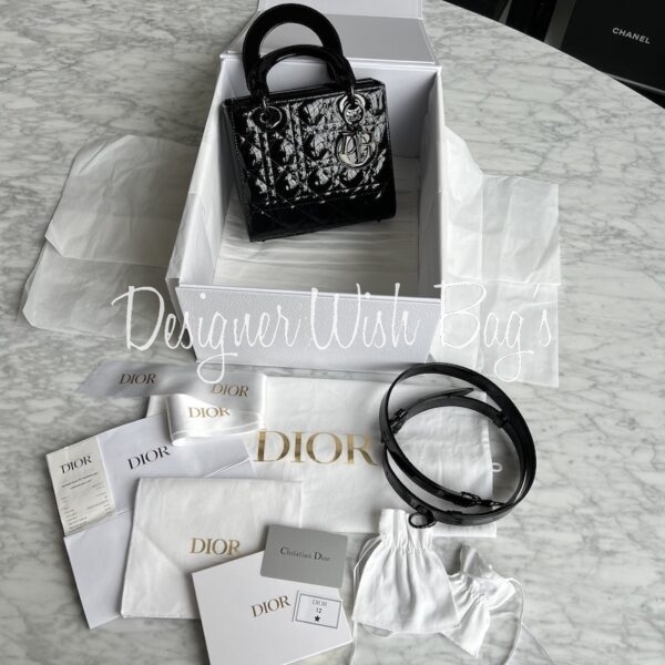 Lady Dior Small So Black - Designer WishBags