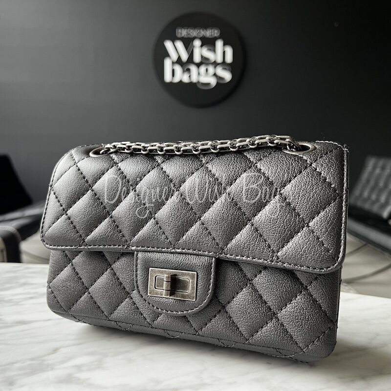 Chanel Mini Reissue Grey - Designer WishBags