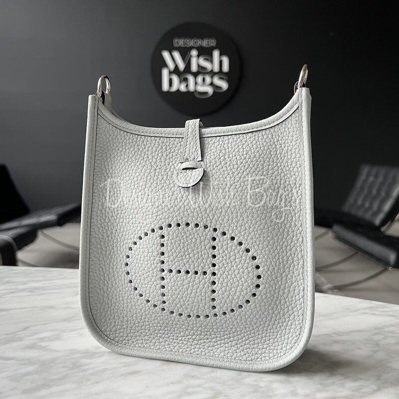 Hermès Mini Evelyne Grey - Designer WishBags