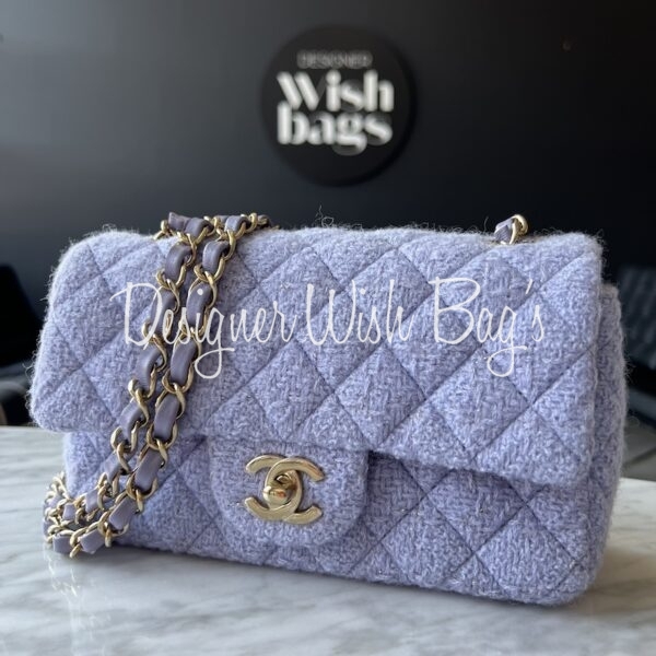 Chanel Mini Lilac Tweed with golden threads
