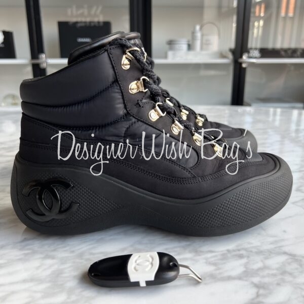 Chanel Winter Snow Boots with reversible spikes