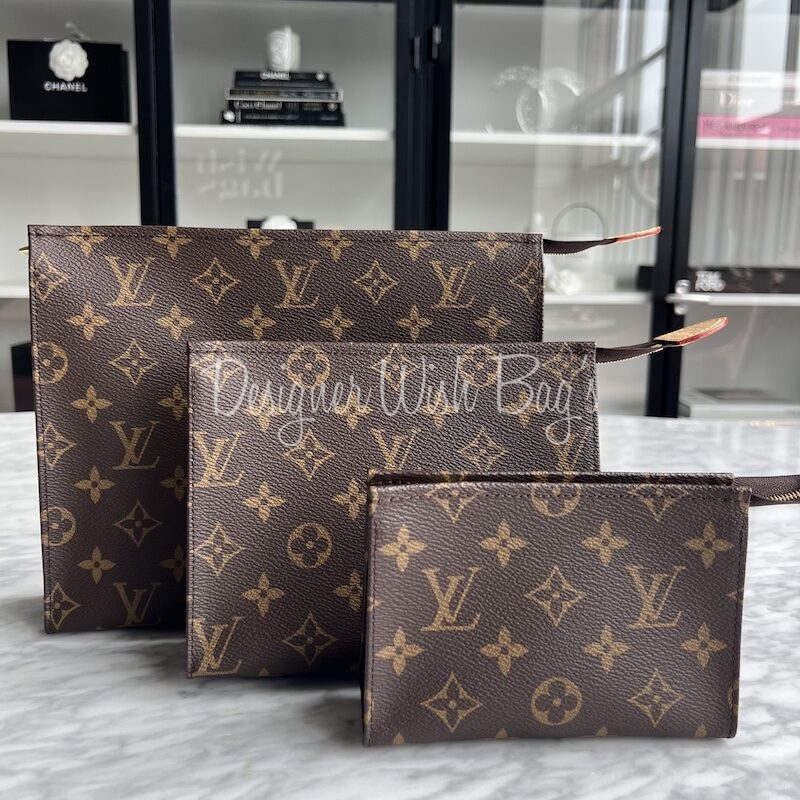 Louis Vuitton Trio Toilet Pouch Monogram - Designer WishBags - now