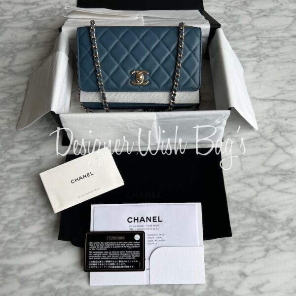 ショルダーバッグ・ポシェット × ヴィンテージ(中古) Chanel Trendy CC WOC Mini Crossbody Bag 🖤NEW CHANEL Small Black Trendy Mini WOC 🖤 Wallet On Chain